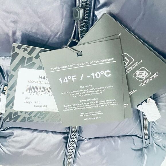 MACKAGE Morgan Water Repellent Down Insulated Hooded Puffer Jacket, 6 Months NWT - Picture 7 of 16